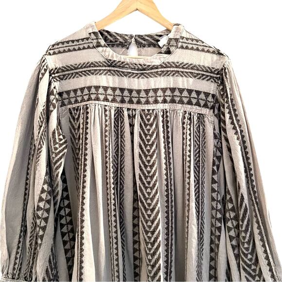 Devotion Twins Ella Midi Dress Small Flowy Anthropologie Stripe Boho Bohemian - Picture 3 of 10